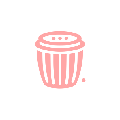 Trash Bin Logo #ffa6a6