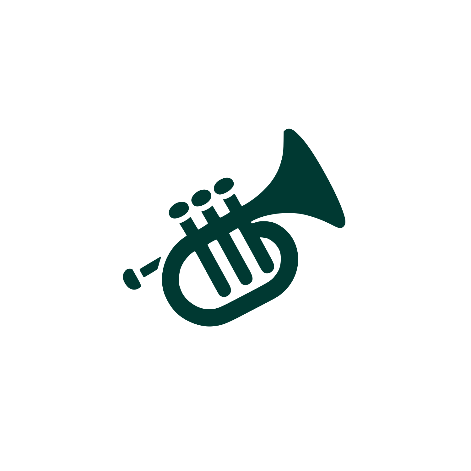 Logo of a Trumpet #003932