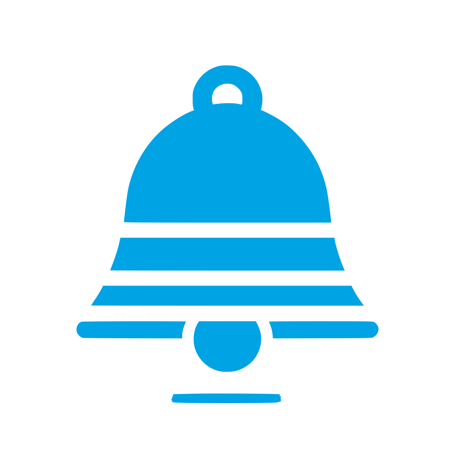 Bell Logo Design #00a3e4