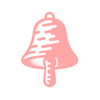 Bell Logo Design #ffa6a6