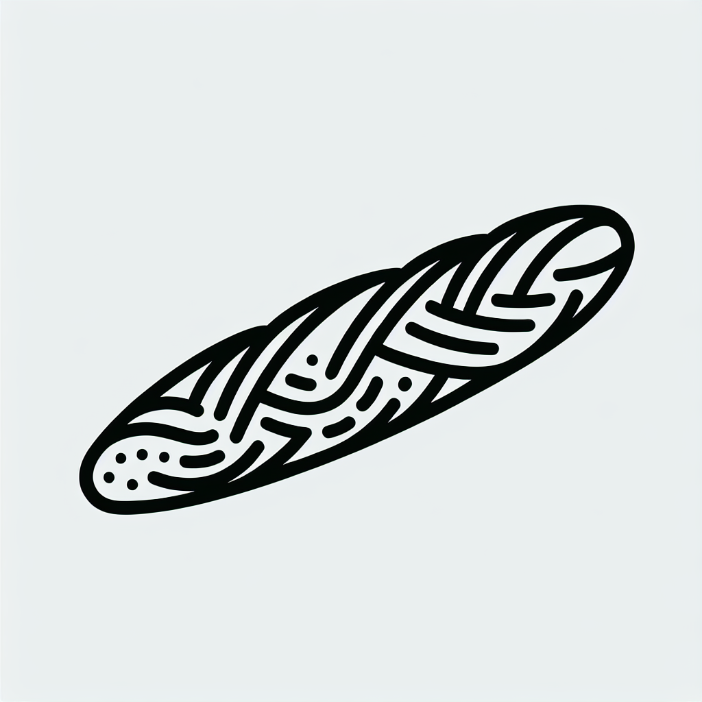 Baguette Bread Illustration