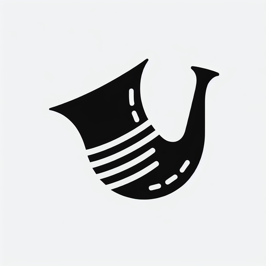 Logo with Horn Design