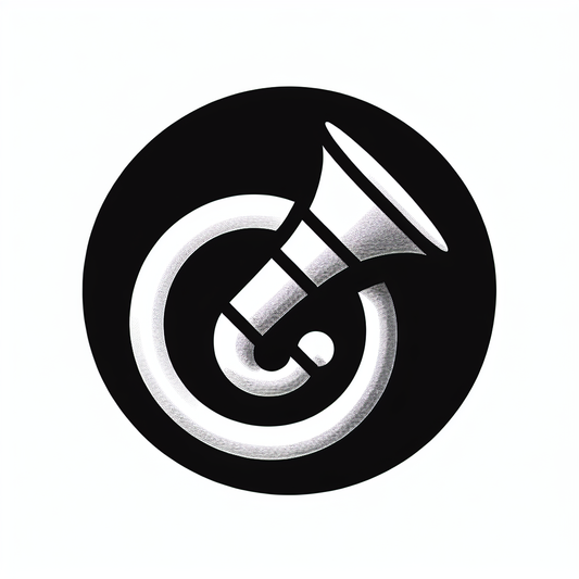 Logo with Brass Instrument