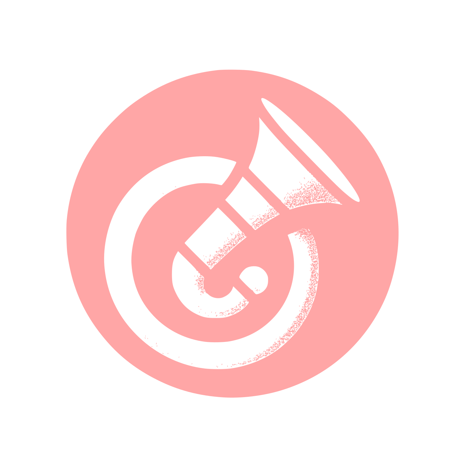 Logo with Brass Instrument #ffa6a6