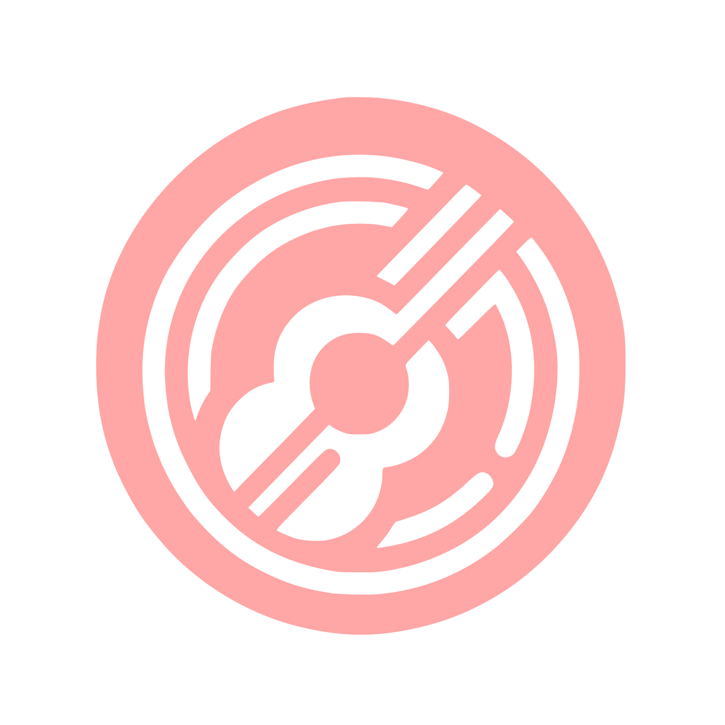 Music Themed Logo #ffa6a6