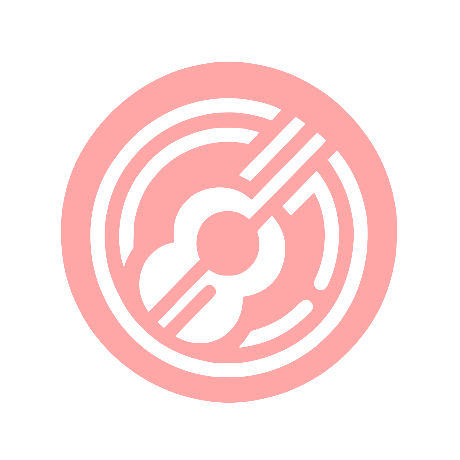 Music Themed Logo #ffa6a6