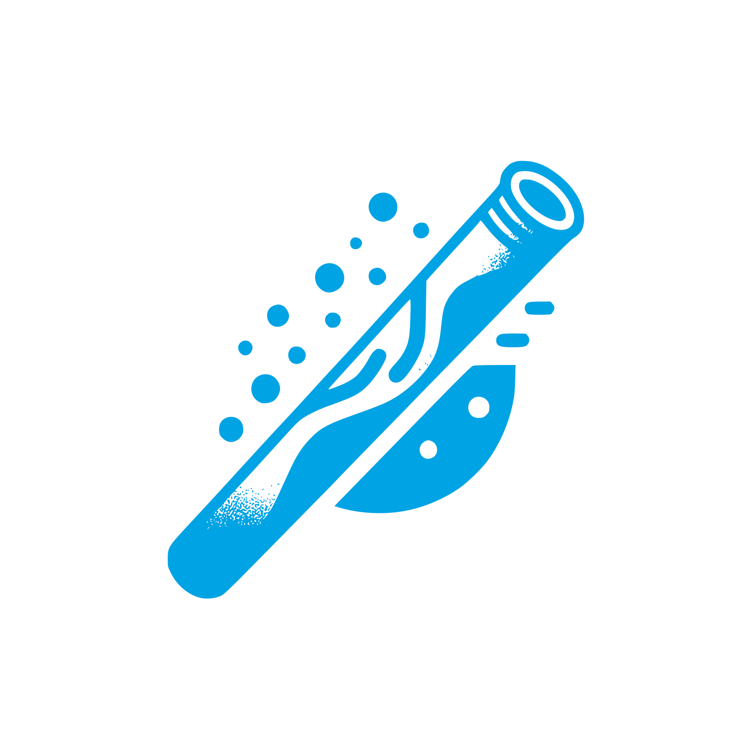 Didgeridoo with Hand Icon #00a3e4