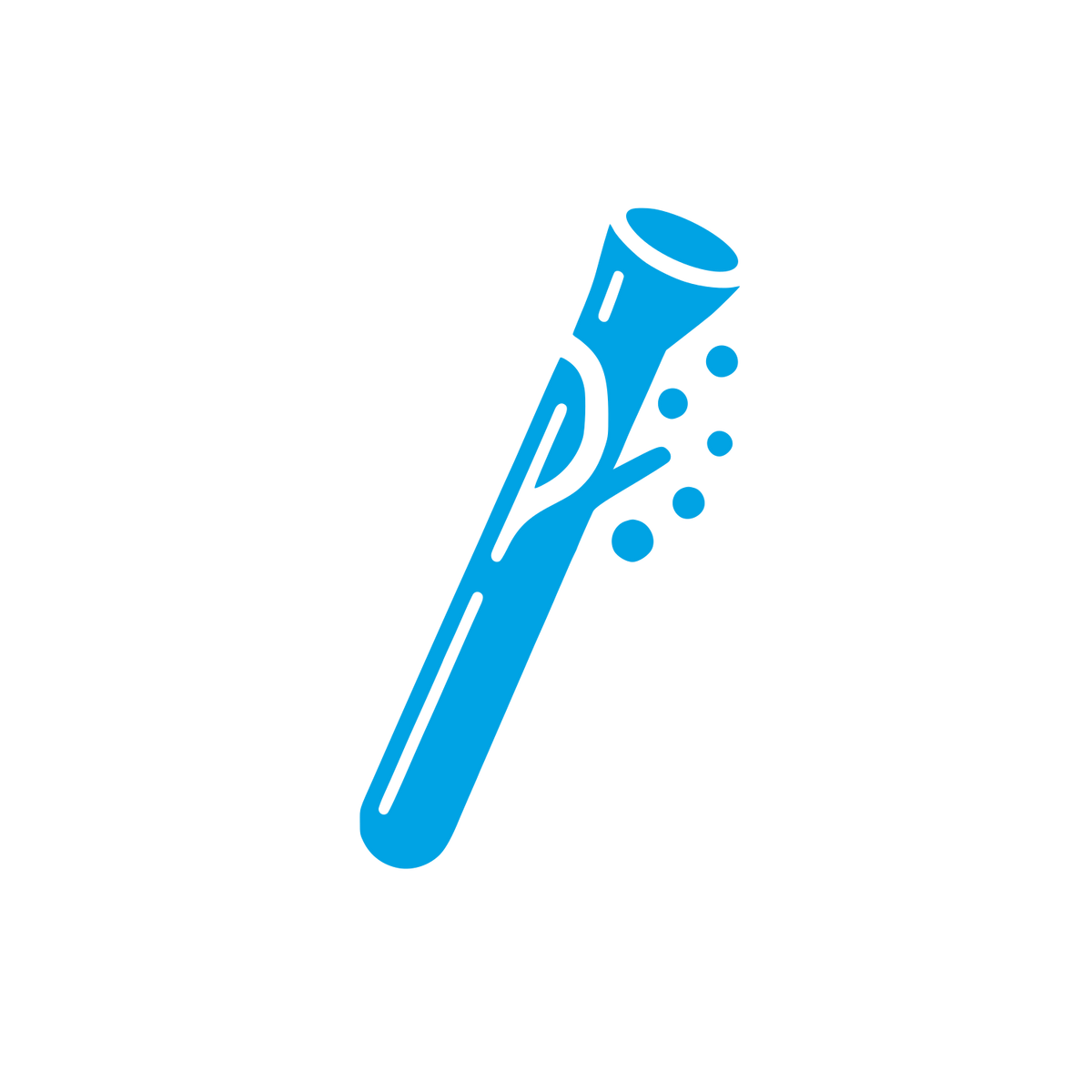Chemical Lab Logo #00a3e4