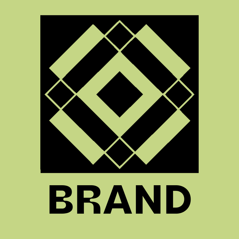 Overlapping Diamond Pattern Logo preview
