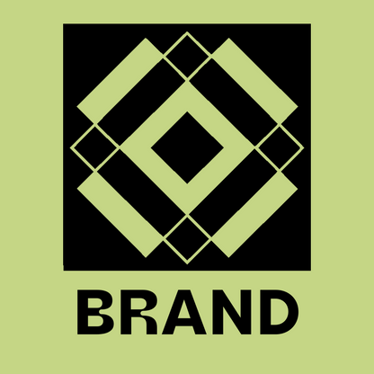 Overlapping Diamond Pattern Logo preview