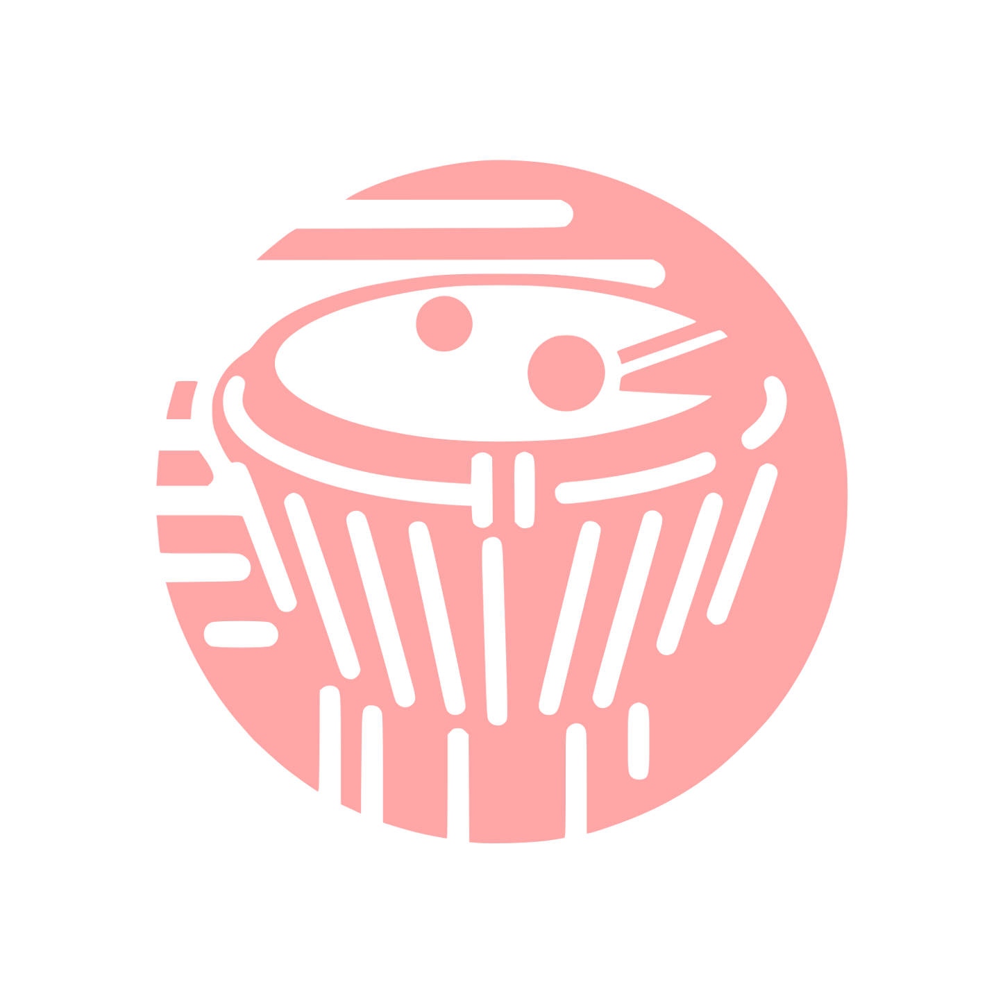 Logo with Round Design #ffa6a6