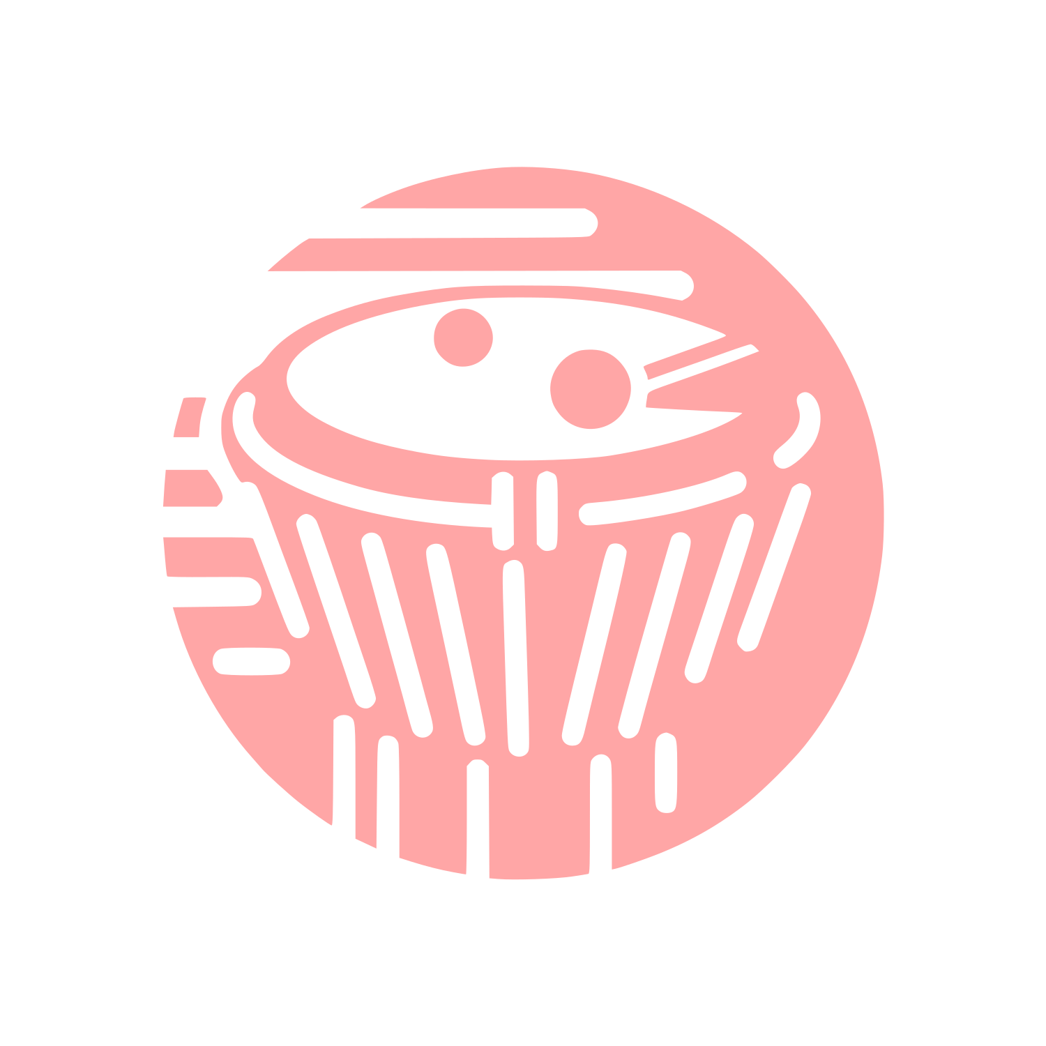 Logo with Round Design #ffa6a6