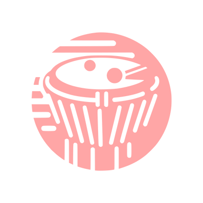 Logo with Round Design #ffa6a6