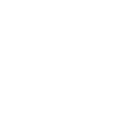 String Instrument Logo #ffffff