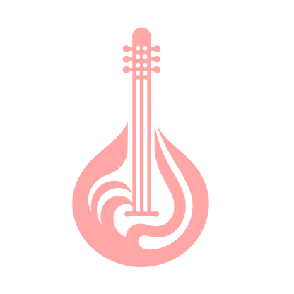Guitar Design Logo #ffa6a6