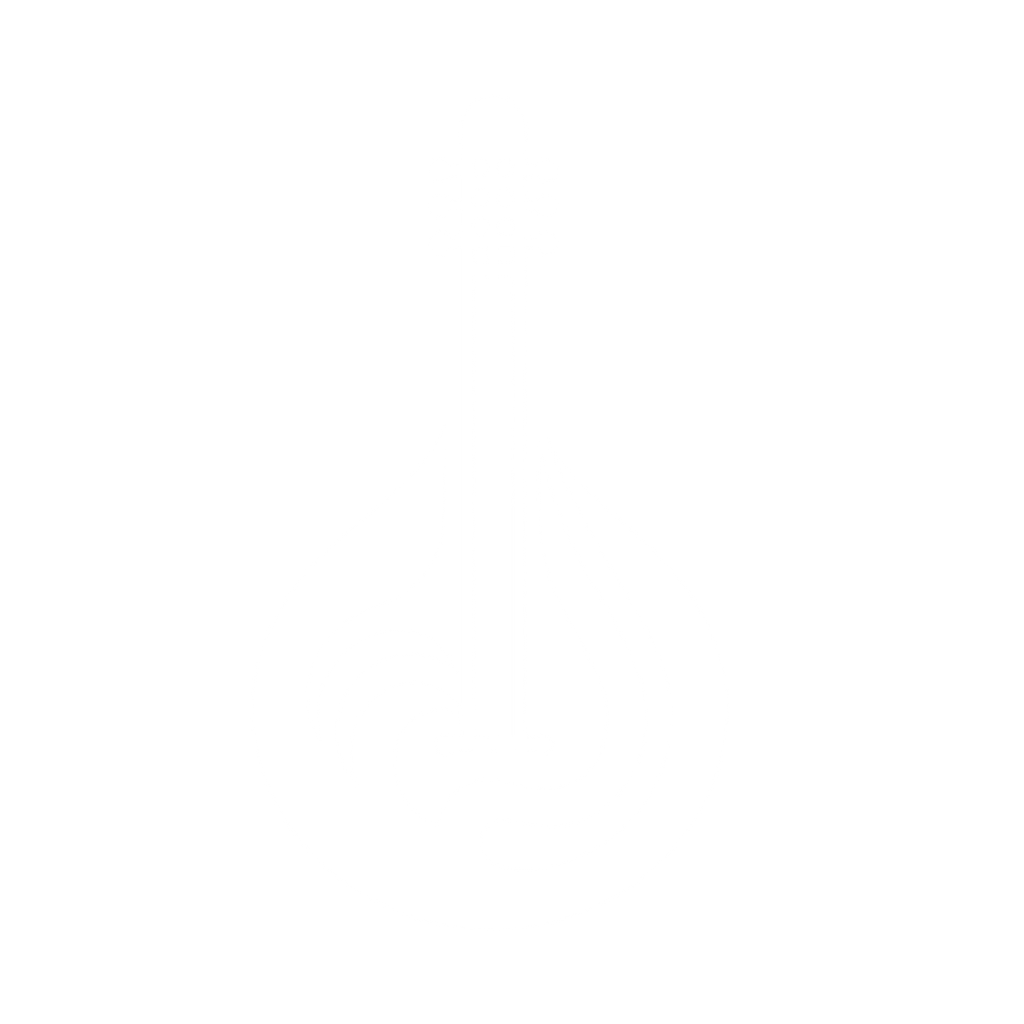 Guitar Design Logo #ffffff