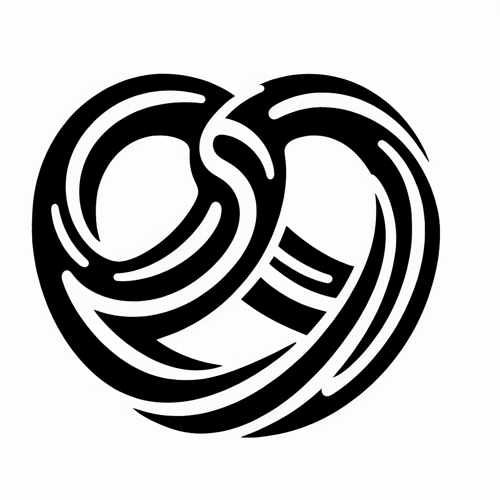 Intertwined Swirl Pretzel Icon
