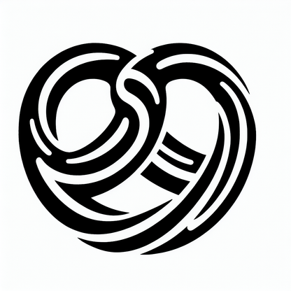 Intertwined Swirl Pretzel Icon