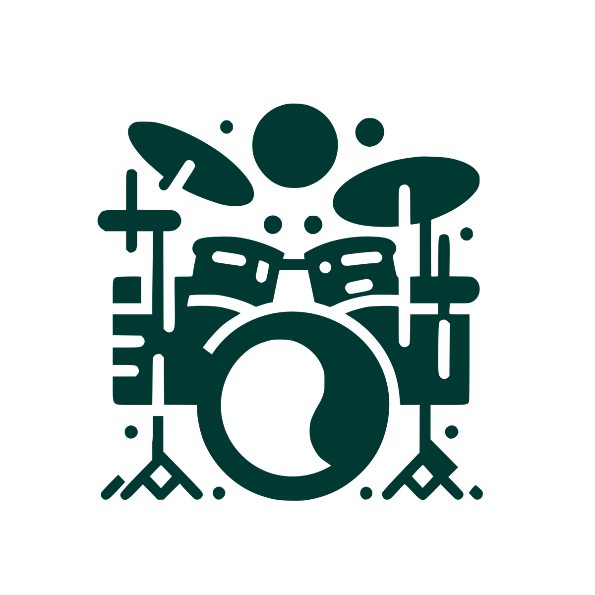 Music Drum Logo #003932