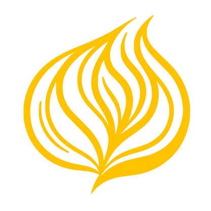 Flame Leaf Beauty Logo #FFC300