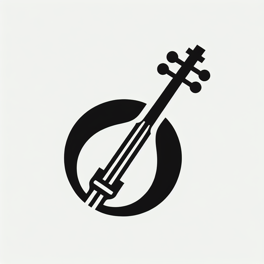Logo with String Instrument