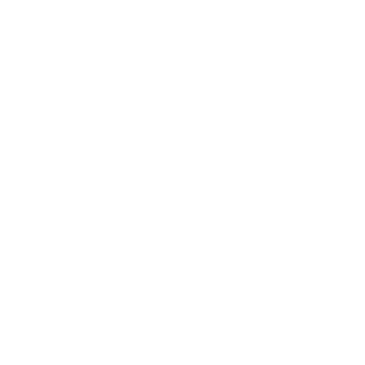 Logo with String Instrument #ffffff