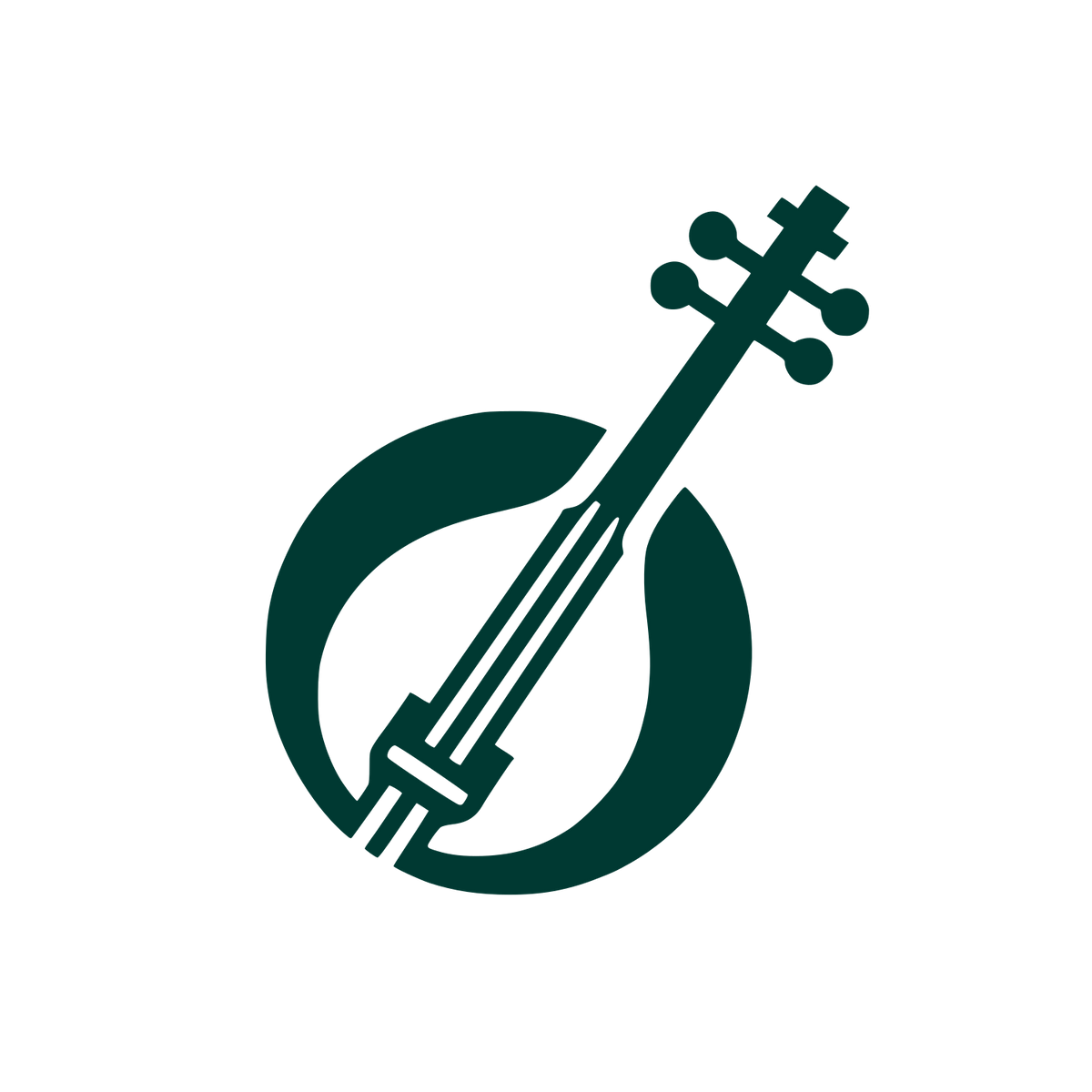 Logo with String Instrument #003932