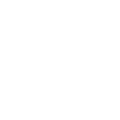 Violin Shape Logo #ffffff