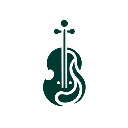 Violin Shape Logo #003932