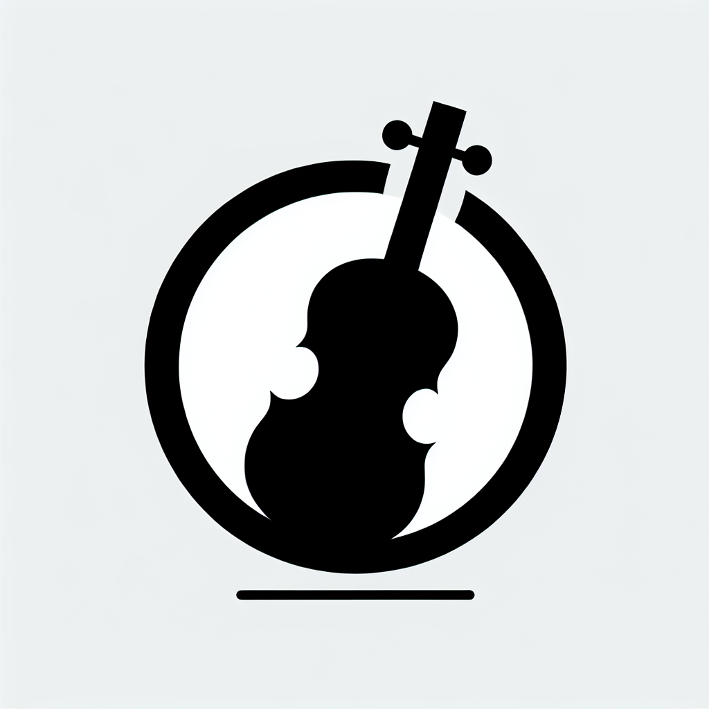 Logo with Violin Design