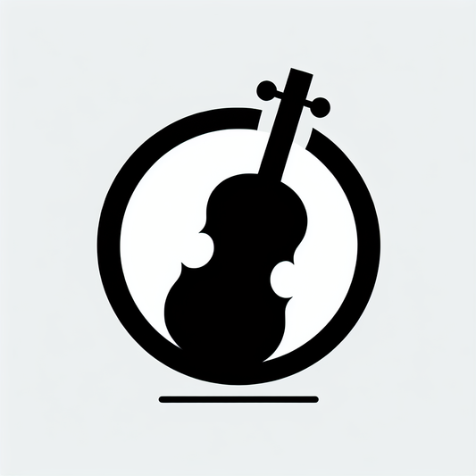 Logo with Violin Design