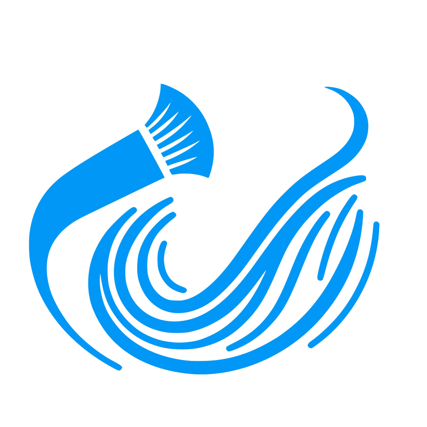 Brush Strokes Logo #0197F6