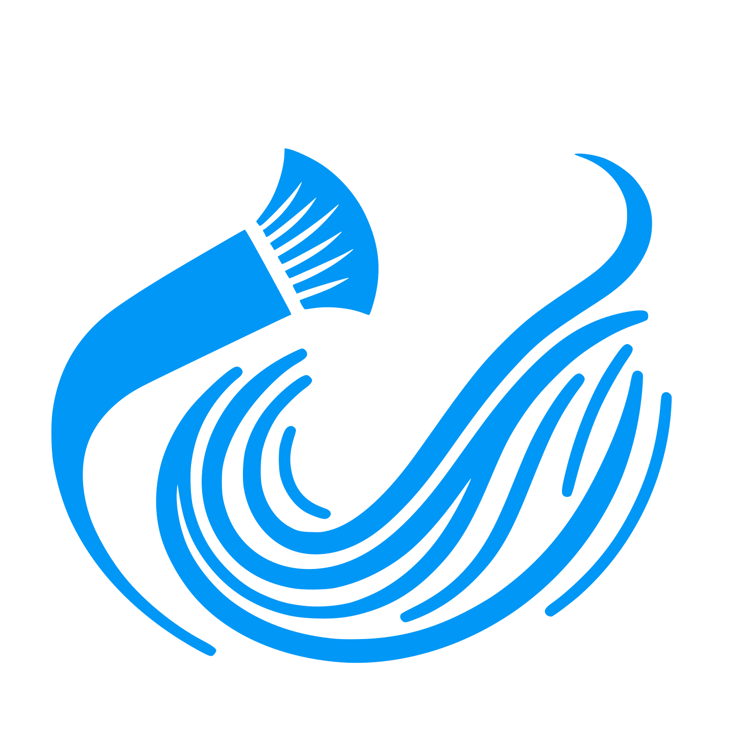 Brush Strokes Logo #0197F6