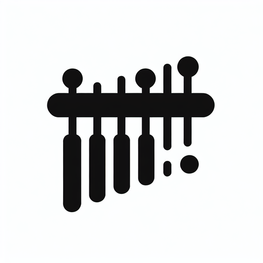 Glockenspiel Minimalist Music Logo