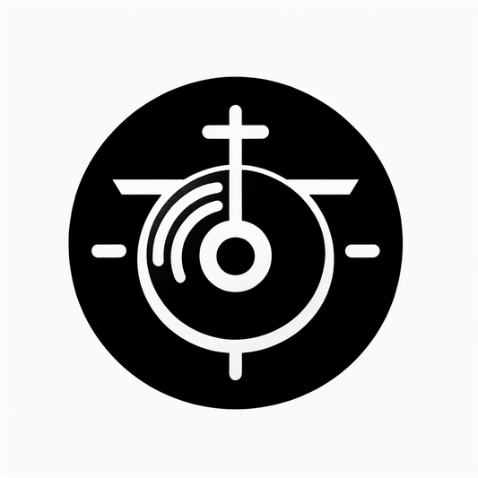 Gong with Cross Icon