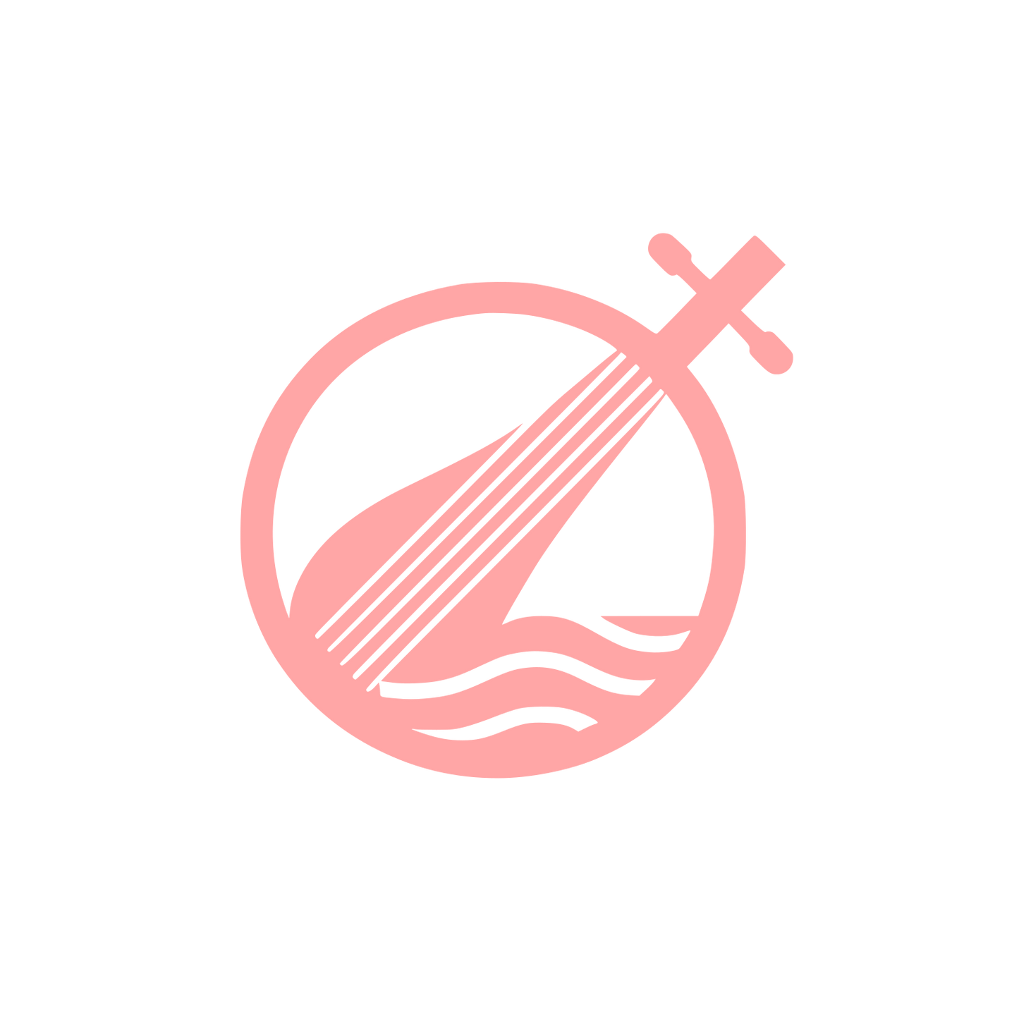 Logo with Musical Elements #ffa6a6