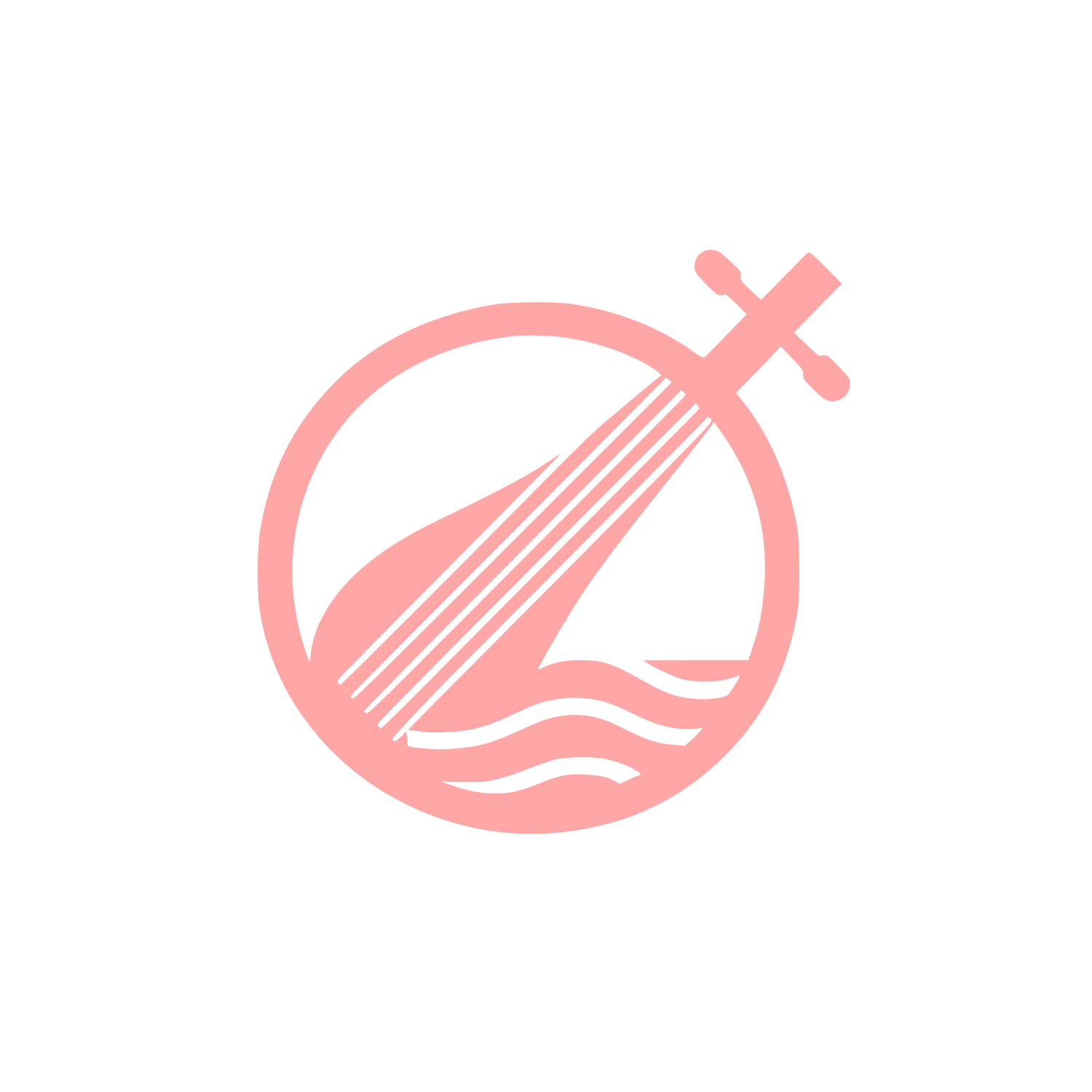 Logo with Musical Elements #ffa6a6