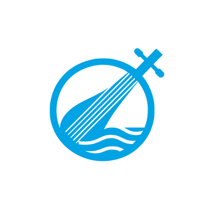 Logo with Musical Elements #00a3e4