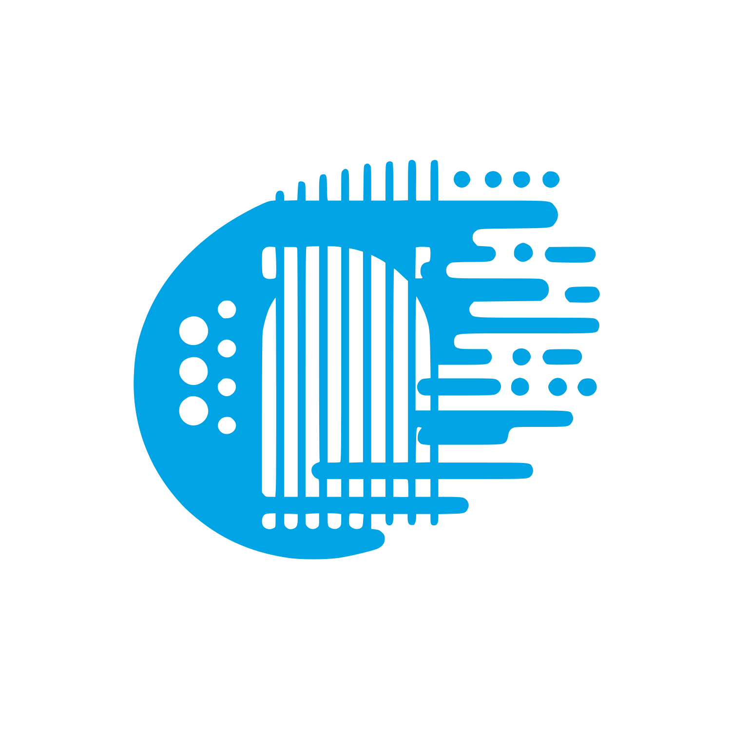Guqin Musical Instrument Icon #00a3e4