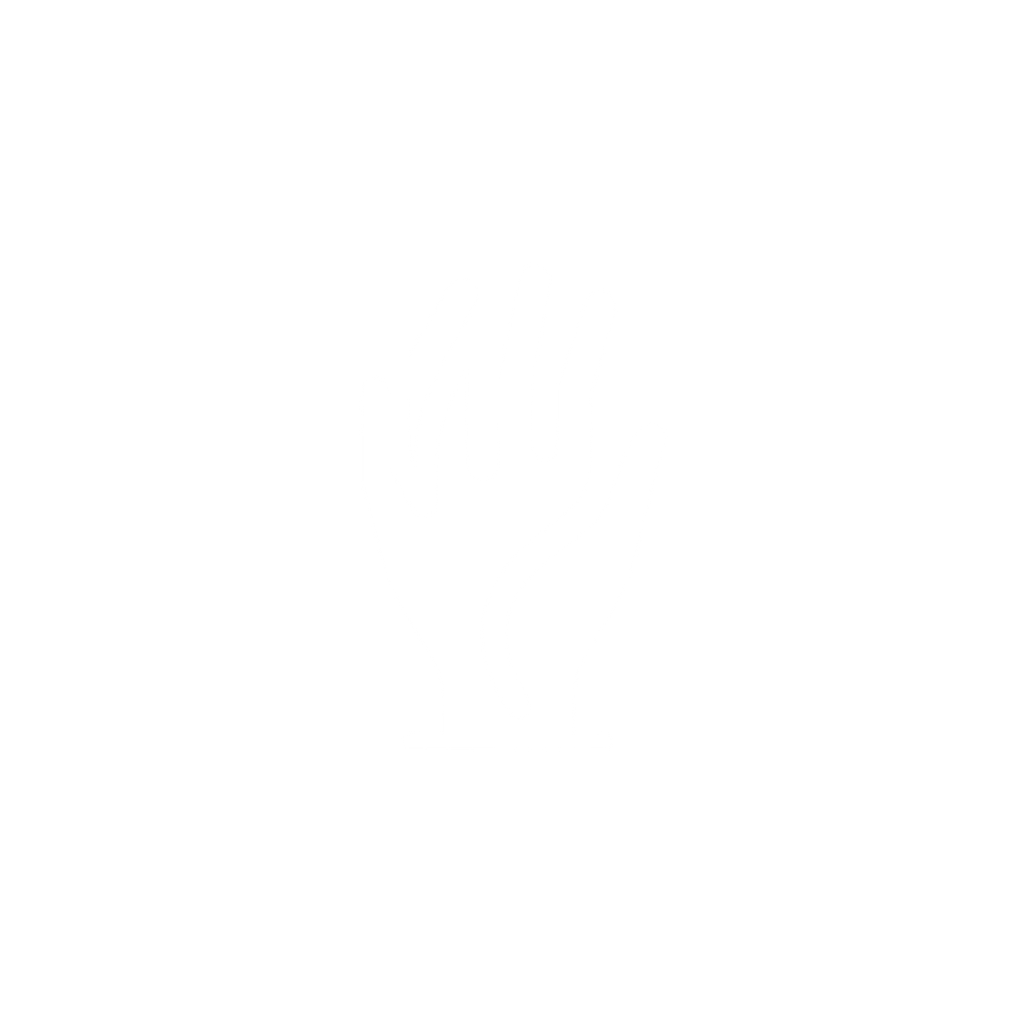 Hand Logo Design #ffffff