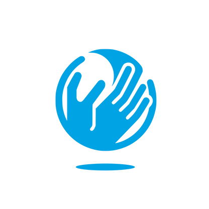 Helping Hands Logo #00a3e4