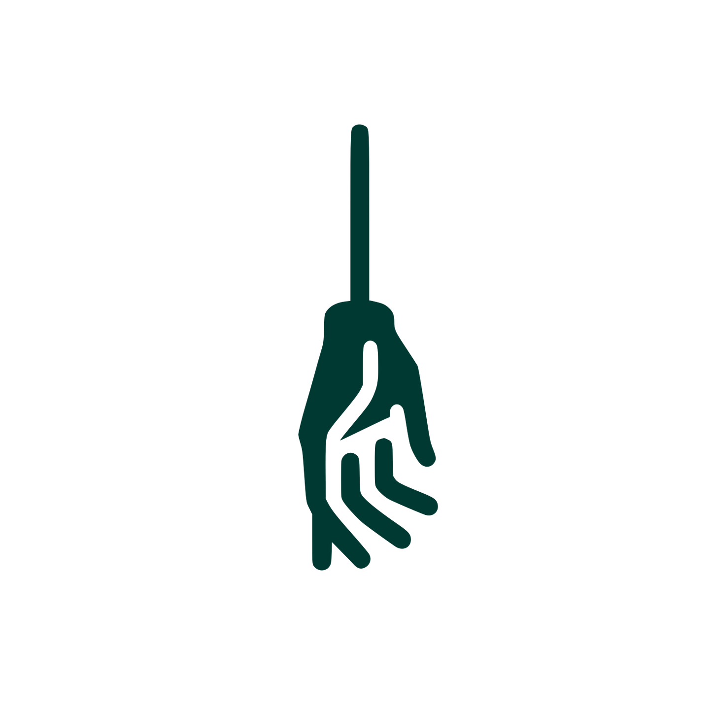 Hand Holding Logo #003932