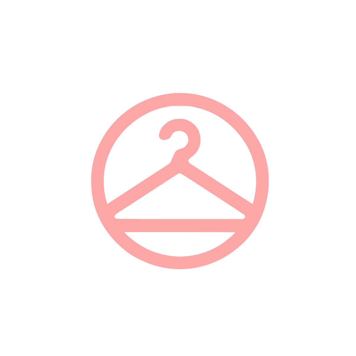Clothing Store Logo #ffa6a6