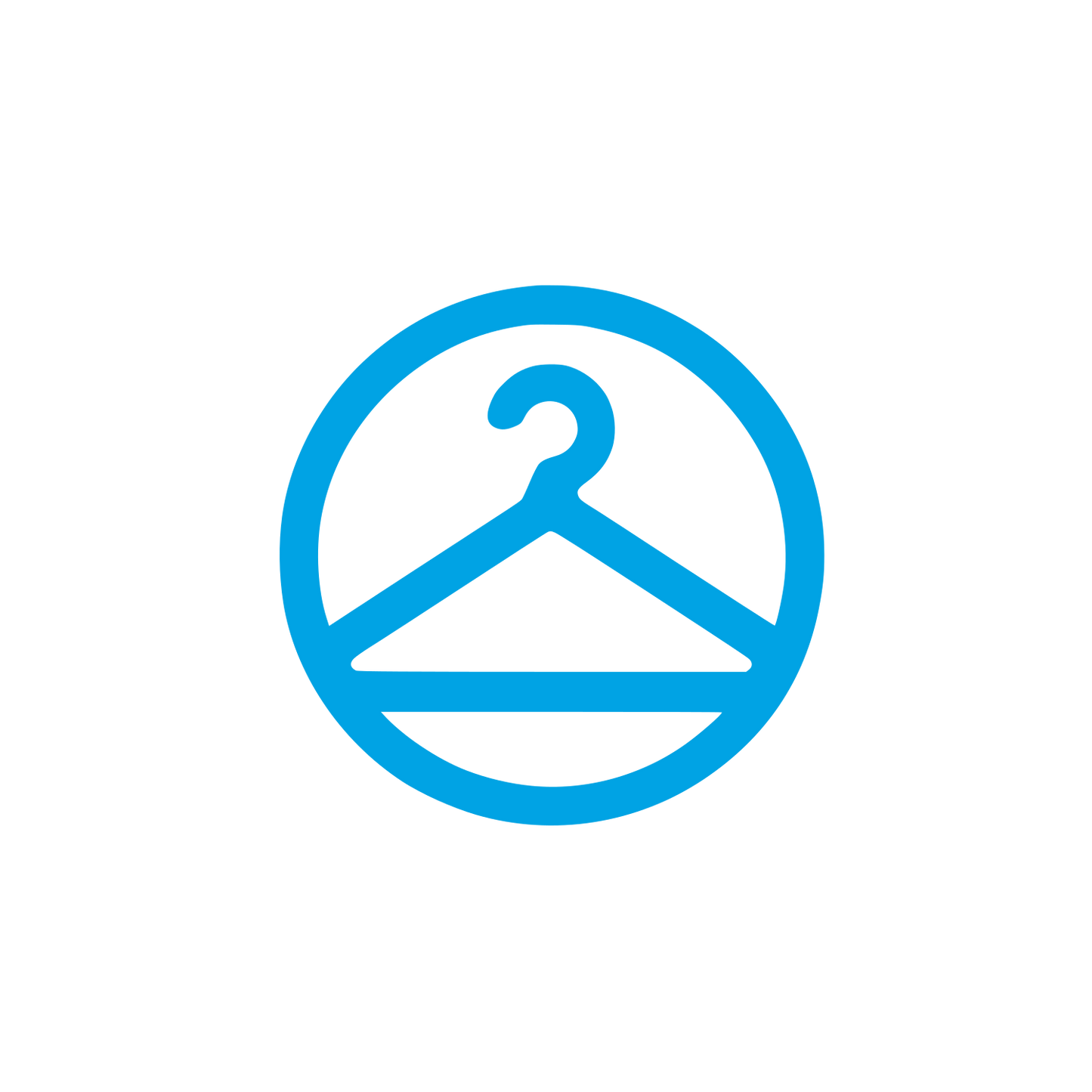 Clothing Store Logo #00a3e4