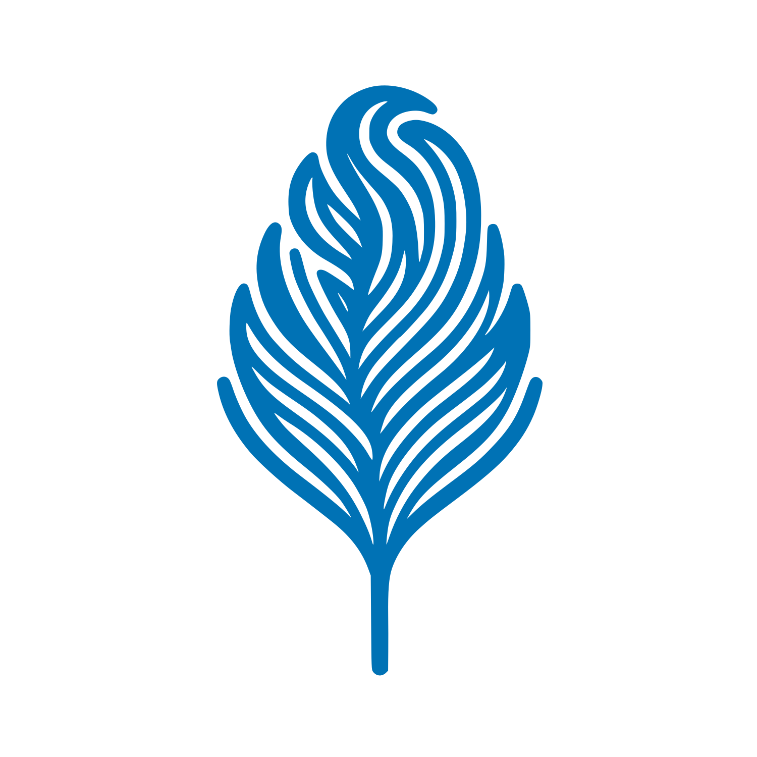 Feather Quill Logo #0072B5