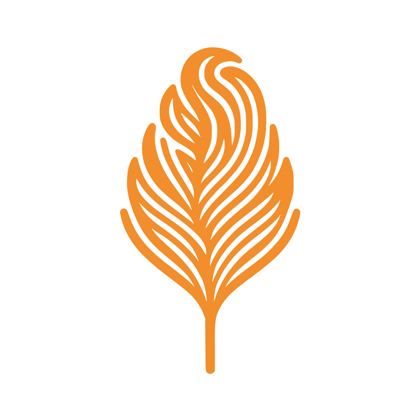 Feather Quill Logo #F28E2B