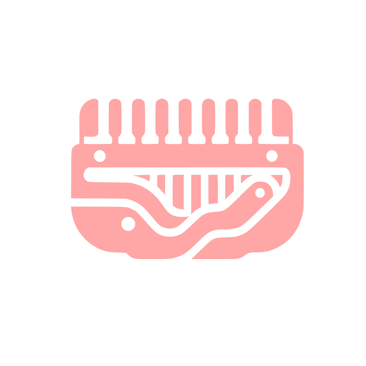 Logo Design for Harmonica #ffa6a6