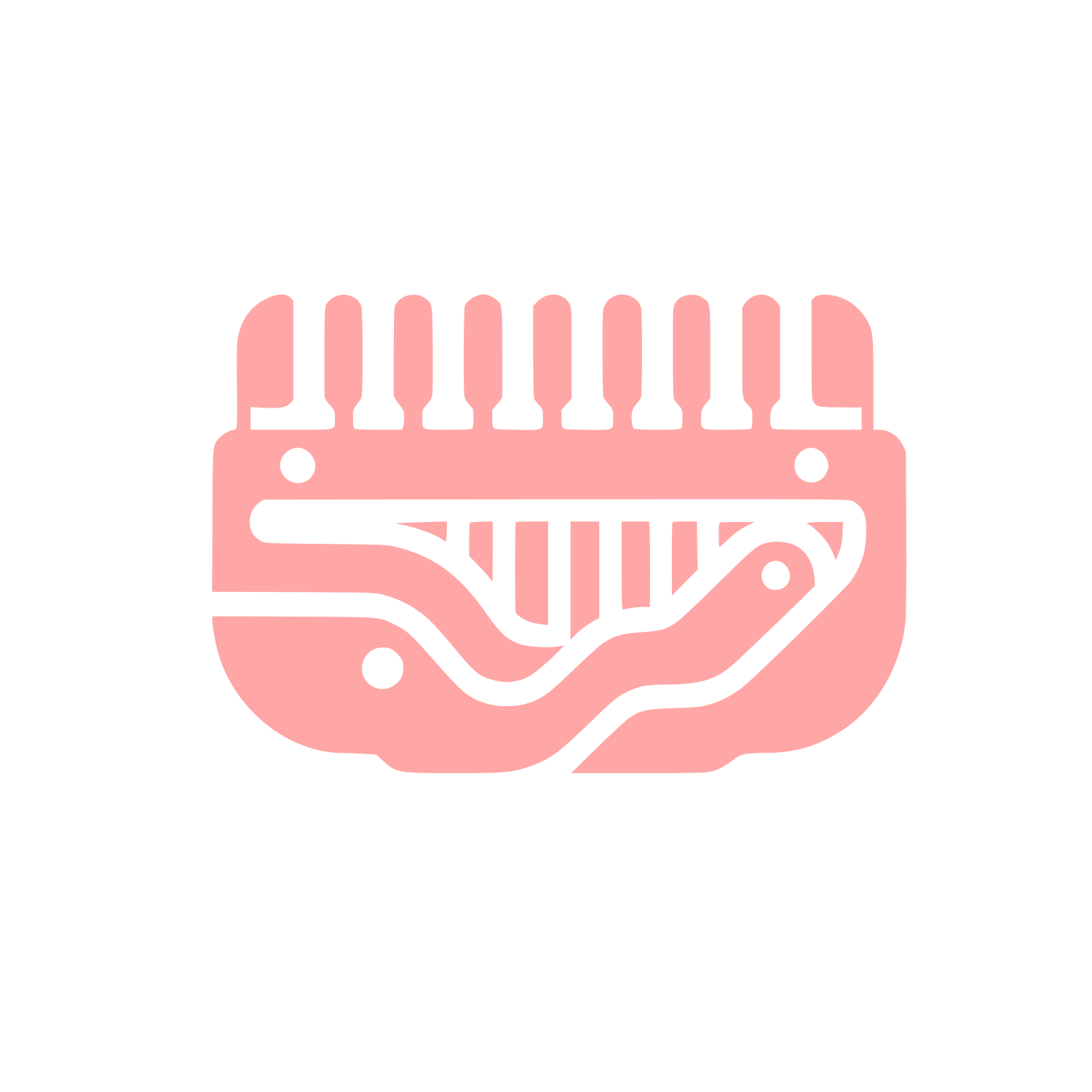 Logo Design for Harmonica #ffa6a6