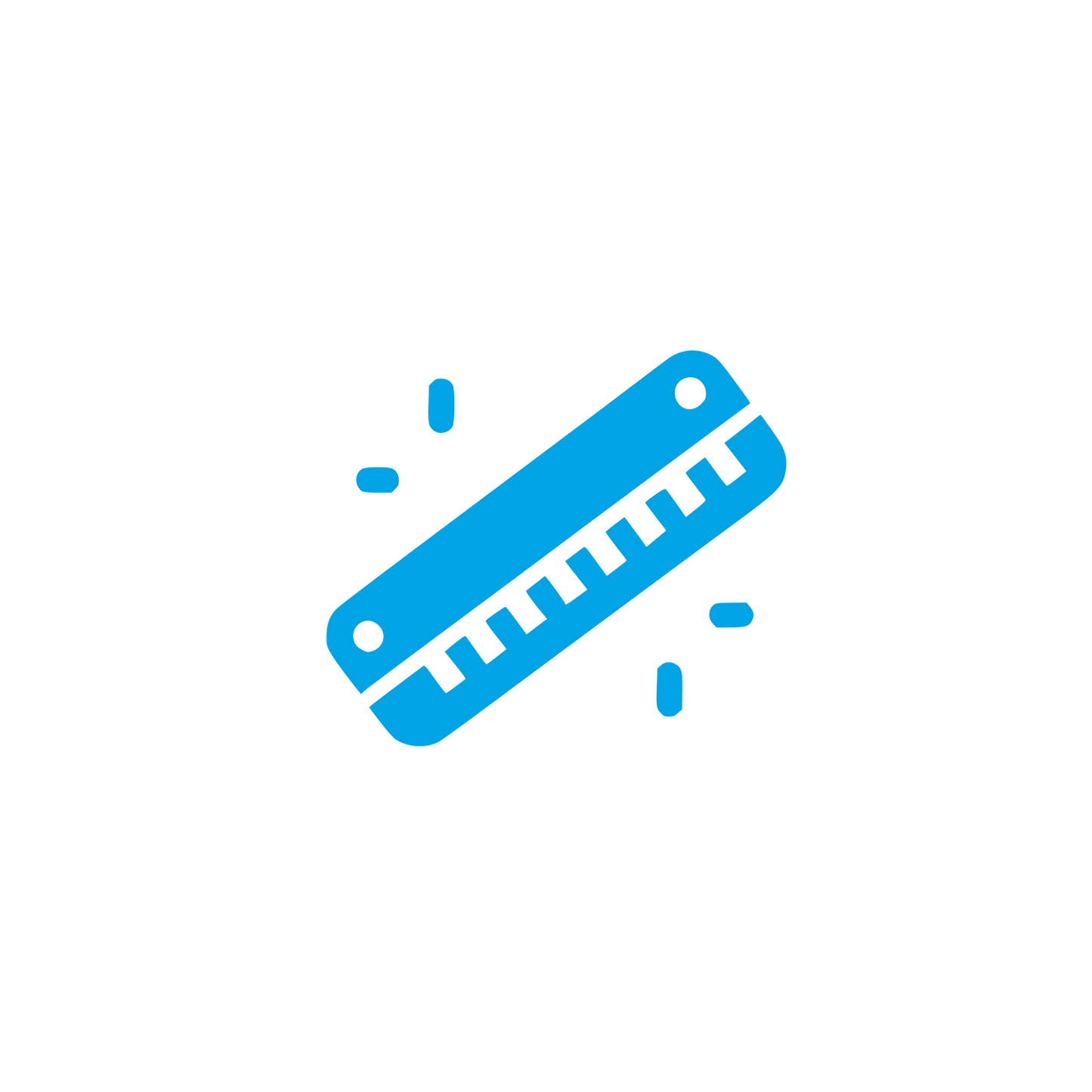 Measurement Tool Logo #00a3e4