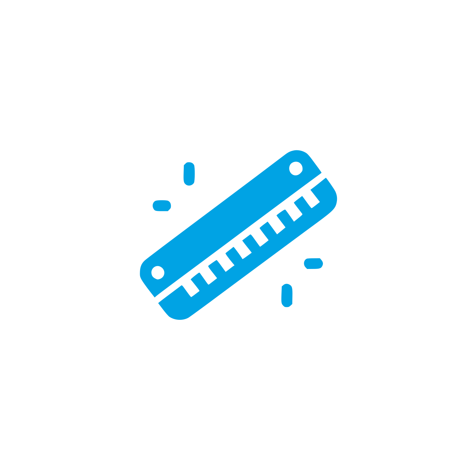 Measurement Tool Logo #00a3e4